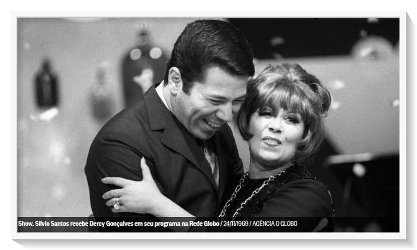 Silvio Santos e Dercy Gonçalves Silvio Santos e Dercy Gonçalves