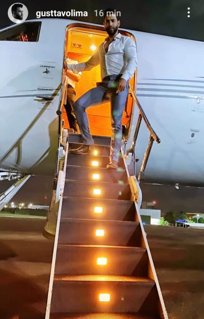 Gusttavo Lima embarcou de volta para Goiânia (Foto: Reprodução/ Instagram) Gusttavo Lima embarcou de volta para Goiânia (Foto: Reprodução/ Instagram)