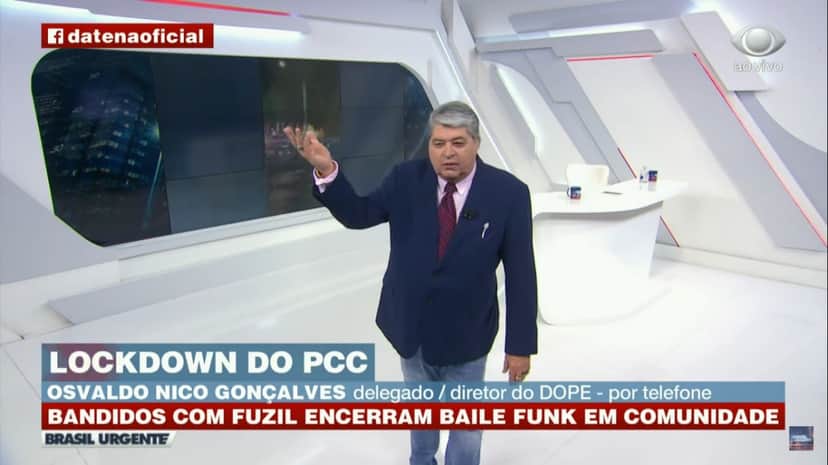 Jornalista perdeu a paciência ao vivo (Foto: Reprodução) Jornalista perdeu a paciência ao vivo (Foto: Reprodução)
