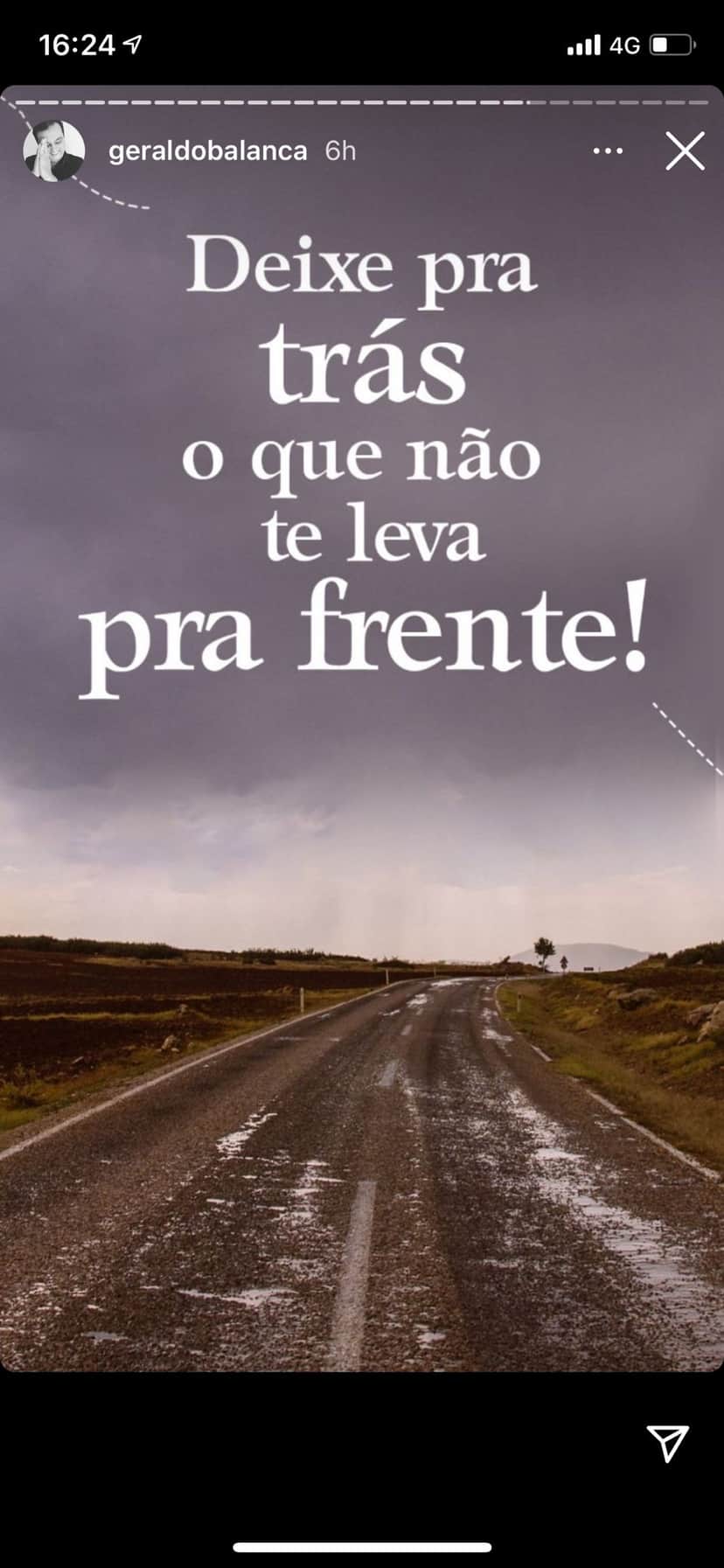 Apresentador publica texto no Instagram (Foto: Reprodução) Apresentador publica texto no Instagram (Foto: Reprodução)