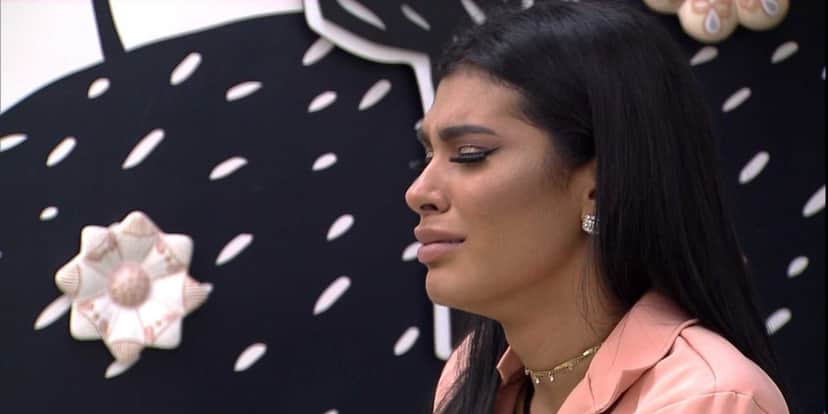 Pocah desaba no BBB21 após ser obrigada a tomar decisão ao vivo (Foto: Reprodução) Pocah desaba no BBB21 após ser obrigada a tomar decisão ao vivo (Foto: Reprodução)