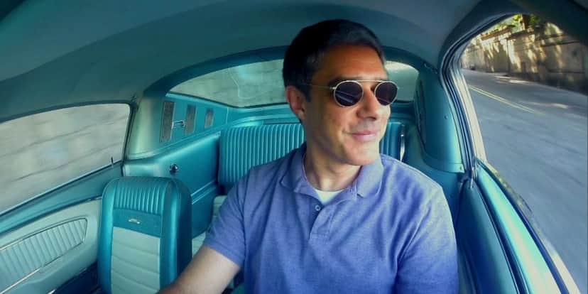 William Bonner é amante de carros antigos (Foto: Reprodução/TV Globo) William Bonner é amante de carros antigos (Foto: Reprodução/TV Globo)