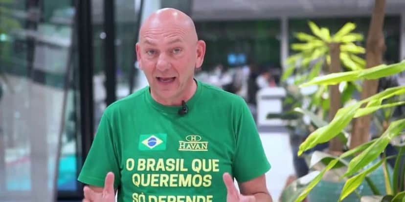 Luciano Hang surgiu em propaganda da Havan nos comerciais do Fantástico na Globo (Foto: Reprodução) Luciano Hang surgiu em propaganda da Havan nos comerciais do Fantástico na Globo (Foto: Reprodução)
