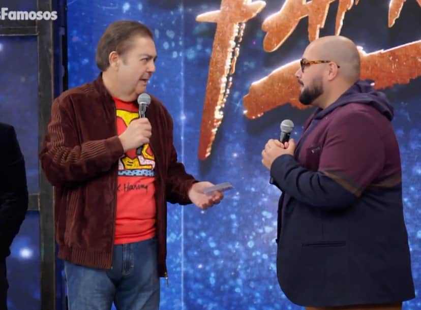 Faustão e Tiago Abravanel Faustão e Tiago Abravanel