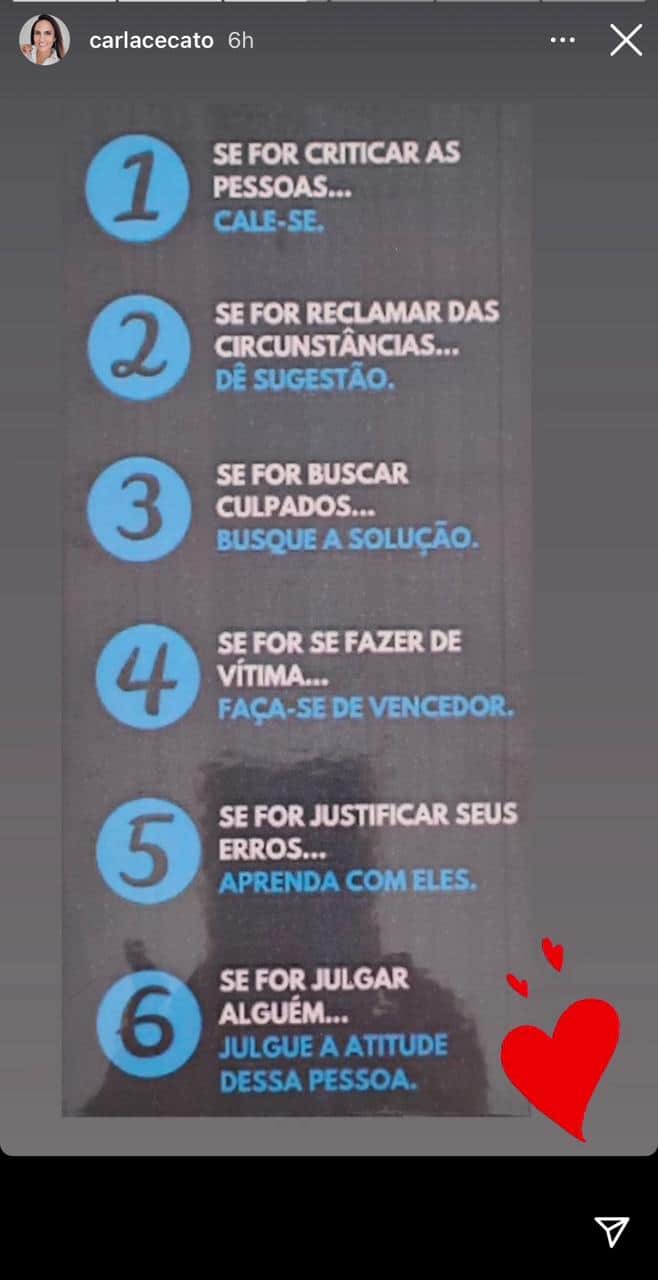 "Buscar culpados", detona Carla Cecato após ser demitida da Record de maneira humilhante e suplicar por ajuda "Buscar culpados", detona Carla Cecato após ser demitida da Record de maneira humilhante e suplicar por ajuda