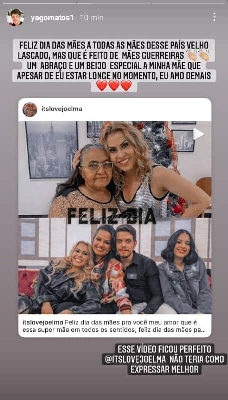 Joelma recebeu mensagem do filho (Foto: Reprodução) Joelma recebeu mensagem do filho (Foto: Reprodução)