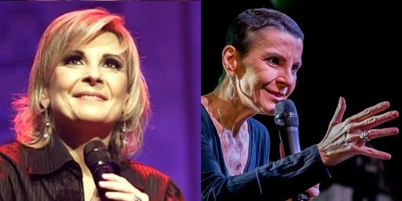 Ludmila Ferber antes e depois do câncer (Foto: Reprodução) Ludmila Ferber antes e depois do câncer (Foto: Reprodução)