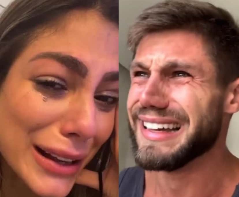 Mari Gonzalez e Jonas lamentam a morte de seu animal de estimação (Foto: Montagem/TV Foco) Mari Gonzalez e Jonas lamentam a morte de seu animal de estimação (Foto: Montagem/TV Foco)