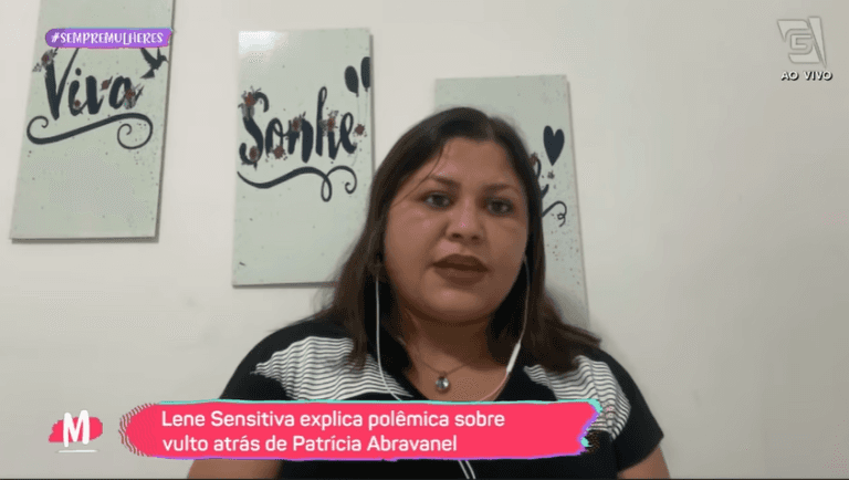 Lene Sensitiva falou em tragédia na família de Silvio Santos (Foto: Reprodução) Lene Sensitiva falou em tragédia na família de Silvio Santos (Foto: Reprodução)