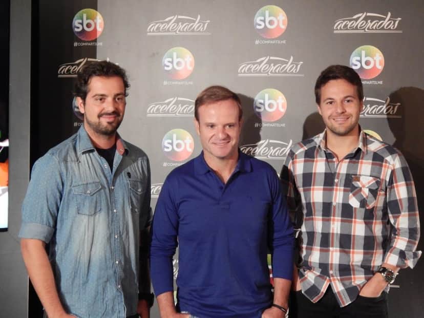Rubens Barrichello/ SBT/ Band/ Silvio Santos Rubens Barrichello/ SBT/ Band/ Silvio Santos