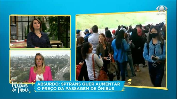 Catia Fonseca perde controle ao vivo (Reprodução) Catia Fonseca perde controle ao vivo (Reprodução)