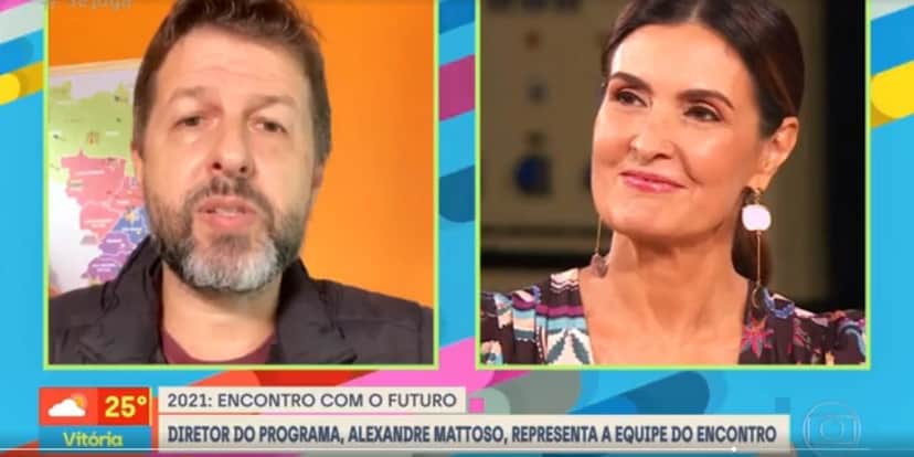 Fátima Bernardes fala sobre relação com diretor do Encontro (Reprodução) Fátima Bernardes fala sobre relação com diretor do Encontro (Reprodução)