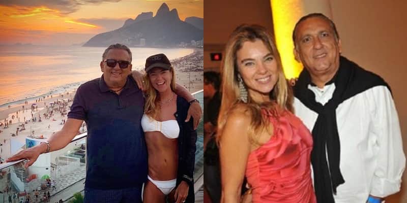 Galvão Bueno e Desirée Soares Galvão Bueno e Desirée Soares