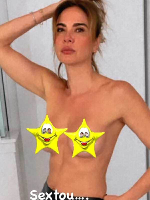 Aos 51, Luciana Gimenez faz topless e eleva o clima (Foto: Reprodução) Aos 51, Luciana Gimenez faz topless e eleva o clima (Foto: Reprodução)