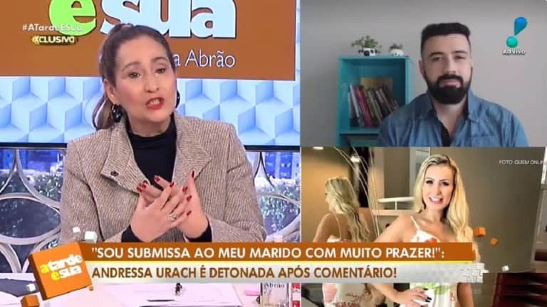 Sonia Abrão detona Andressa Urach em seu programa na RedeTV! (Reprodução) Sonia Abrão detona Andressa Urach em seu programa na RedeTV! (Reprodução)