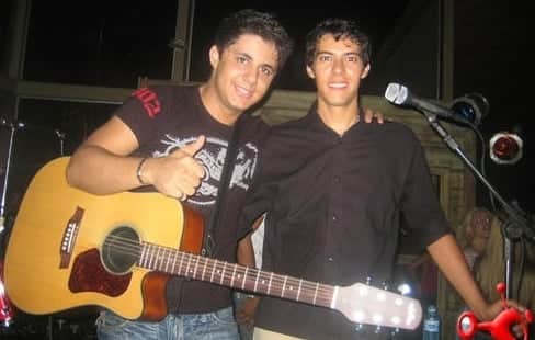Cristiano Araújo e Luizmar Damasceno (Reprodução) Cristiano Araújo e Luizmar Damasceno (Reprodução)