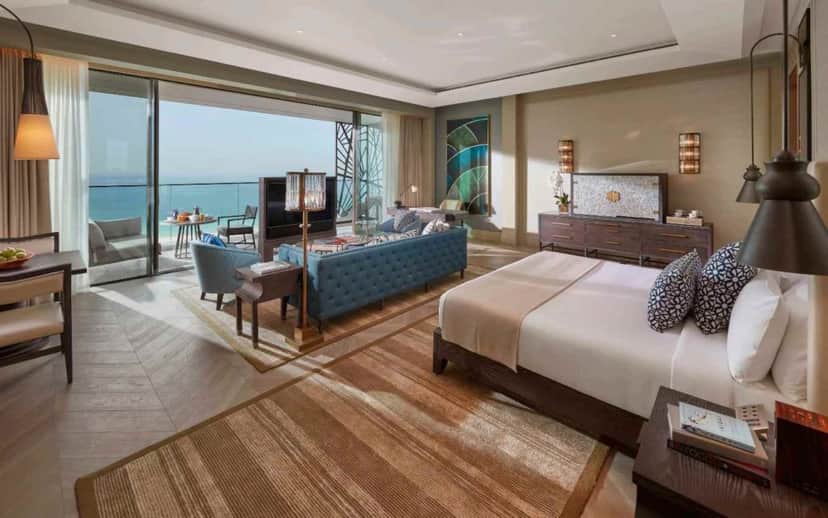 Suíte em Dubai que Sasha e João estão hospedados (Foto: Divulgação/ Mandarin Oriental Jumeira) Suíte em Dubai que Sasha e João estão hospedados (Foto: Divulgação/ Mandarin Oriental Jumeira)