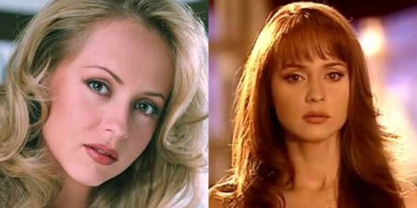 Gaby Spanic em "Por Tu Amor" (1998) e "A Vingança" (2002) (Fotos: Reprodução) Gaby Spanic em "Por Tu Amor" (1998) e "A Vingança" (2002) (Fotos: Reprodução)