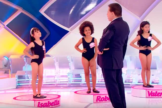 Silvio Santos fez concurso infantil sexualizado (Foto: Reprodução/SBT) Silvio Santos fez concurso infantil sexualizado (Foto: Reprodução/SBT)