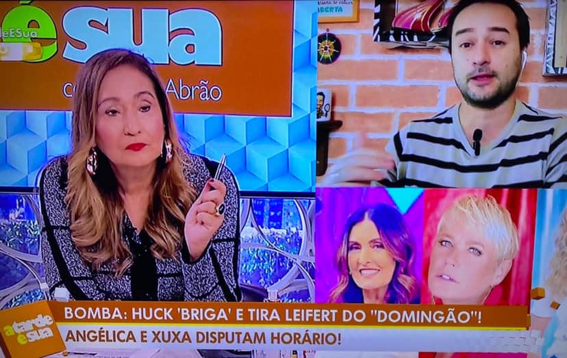Huck surta, faz ligação à Globo exigindo saída imediata de Tiago Leifert e emissora acata ordem: "Decidido" Huck surta, faz ligação à Globo exigindo saída imediata de Tiago Leifert e emissora acata ordem: "Decidido"