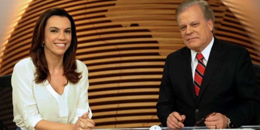 Ana Paula Araújo e Chico Pinheiro (Reprodução) Ana Paula Araújo e Chico Pinheiro (Reprodução)