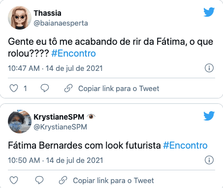 Público vai à loucura com Fátima dançando ao vivo no Encontro - Reprodução Público vai à loucura com Fátima dançando ao vivo no Encontro - Reprodução