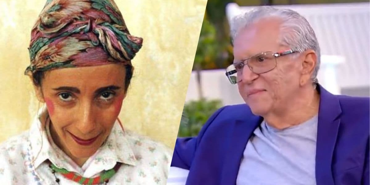Filó e Carlos Alberto se desentenderam A Praça é Nossa (Montagem: TV Foco) Filó e Carlos Alberto se desentenderam A Praça é Nossa (Montagem: TV Foco)