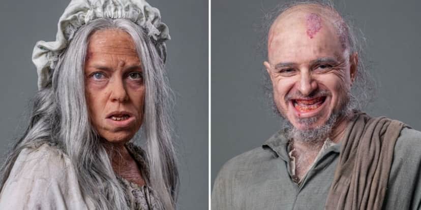 Germana e Licurgo em Nos Tempos do Imperador, personagens de Vivianne Pasmanter e Guilherme Piva, respectivamente (Foto: Reprodução) Germana e Licurgo em Nos Tempos do Imperador, personagens de Vivianne Pasmanter e Guilherme Piva, respectivamente (Foto: Reprodução)