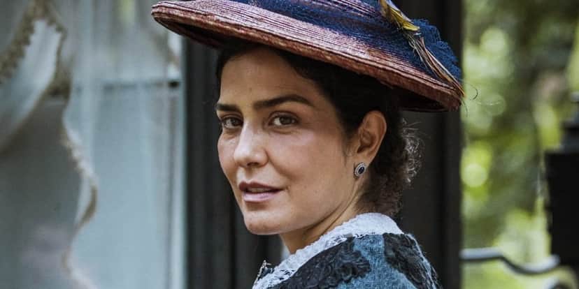 Letícia Sabatella caracterizada como a sua personagem em Nos Tempos do Imperador (Foto: Divulgação/Globo) Letícia Sabatella caracterizada como a sua personagem em Nos Tempos do Imperador (Foto: Divulgação/Globo)