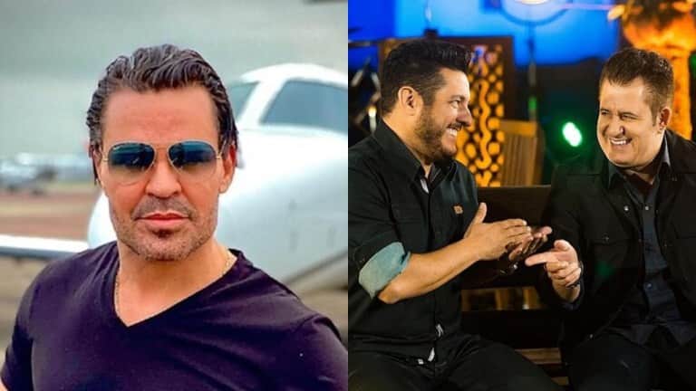 Eduardo Costa fala sobre Bruno e Marrone - Reprodução Eduardo Costa fala sobre Bruno e Marrone - Reprodução