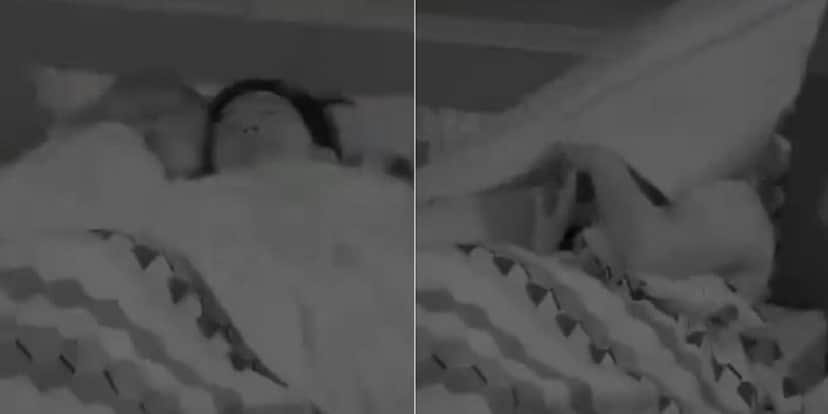 Record TV exibe Pyong Lee na cama com outra mulher (Foto: Reprodução) Record TV exibe Pyong Lee na cama com outra mulher (Foto: Reprodução)