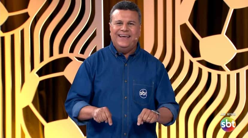 Téo José criticou 'emenda Globo' (Foto: Reprodução/SBT) Téo José criticou 'emenda Globo' (Foto: Reprodução/SBT)
