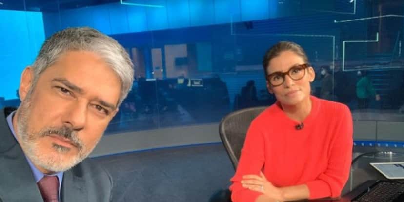 William Bonner mostrouo que ninguém conhece dos bastidores o Jornal Nacional (Foto: Reprodução) William Bonner mostrouo que ninguém conhece dos bastidores o Jornal Nacional (Foto: Reprodução)