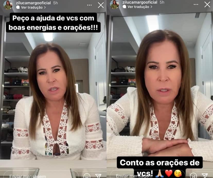 Zilu Godói revelou que os pais estão internados com Covid (Foto: Reprodução/Instagram) Zilu Godói revelou que os pais estão internados com Covid (Foto: Reprodução/Instagram)