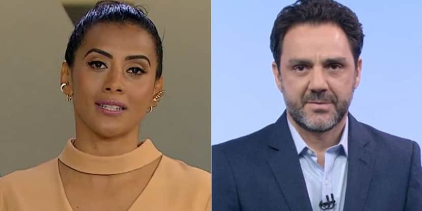 Aline Midlej e Paulo Renato Soares são os novos nomes do Jornal Nacional (Foto: Reprodução) Aline Midlej e Paulo Renato Soares são os novos nomes do Jornal Nacional (Foto: Reprodução)