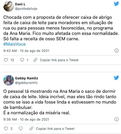 Repórter de Ana Maria é criticado por reportagem (Reprodução) Repórter de Ana Maria é criticado por reportagem (Reprodução)