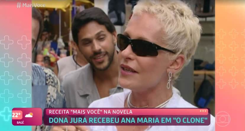 Ana Maria Braga em participação especial em "O Clone" (Foto: Reprodução/TV Globo) Ana Maria Braga em participação especial em "O Clone" (Foto: Reprodução/TV Globo)