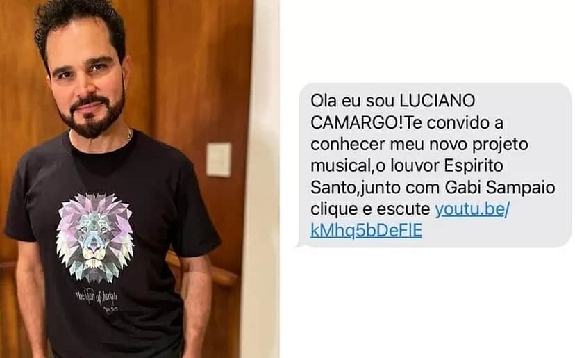 Luciano Camargo acabou sendo criticado (Foto: Reprodução) Luciano Camargo acabou sendo criticado (Foto: Reprodução)