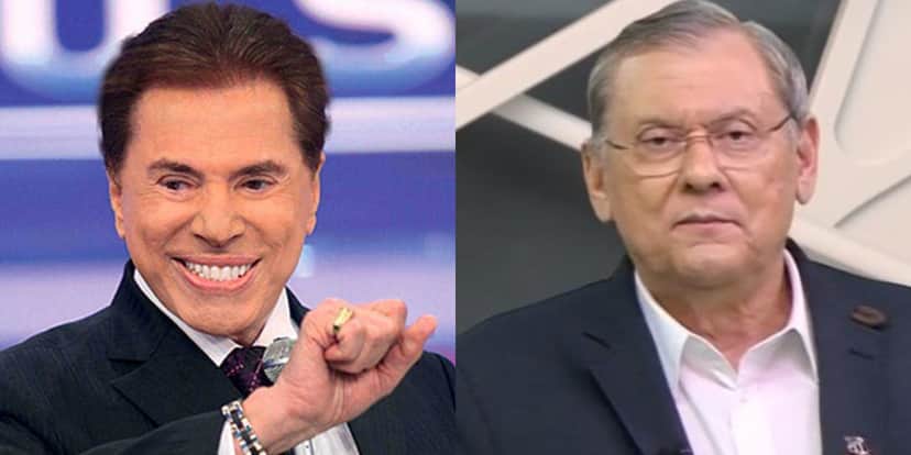 Silvio Santos e Milton Neves brigaram por audiência (Foto: Reprodução) Silvio Santos e Milton Neves brigaram por audiência (Foto: Reprodução)