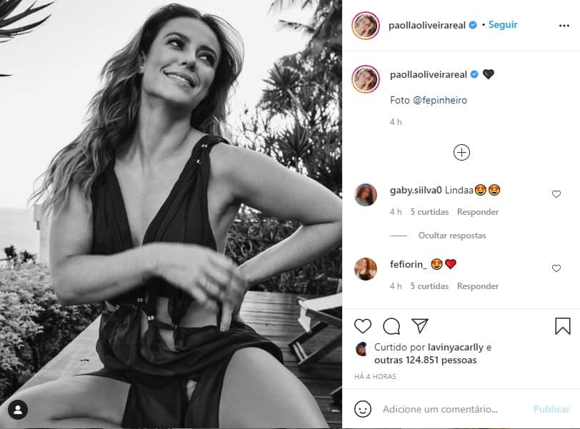 Paolla Oliveira ostenta boa forma em regstro quente (Foto: Reprodução) Paolla Oliveira ostenta boa forma em regstro quente (Foto: Reprodução)