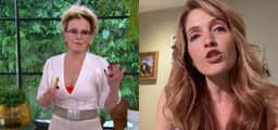 Poliana Abritta corta programa de Ana Maria, entra às pressas e confirma notícia de Tadeu no Fantástico