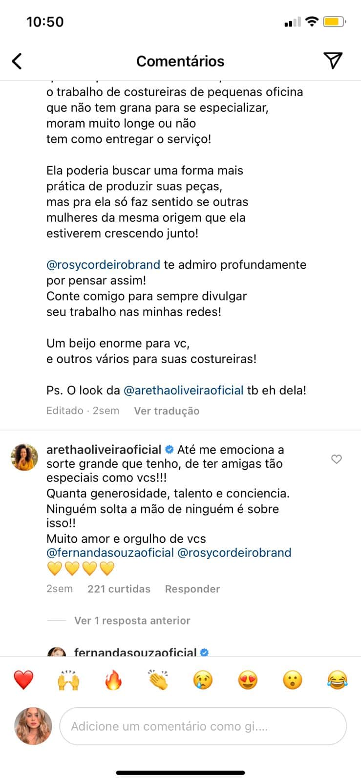 Fernanda Souza tem relação com duas amigas exposta (Reprodução) Fernanda Souza tem relação com duas amigas exposta (Reprodução)