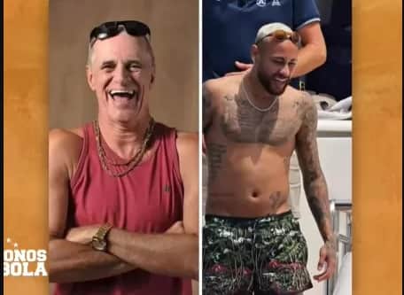 Neto comparou Neymar ao personagem Leleco Neto comparou Neymar ao personagem Leleco