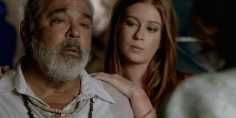 Antoninho (Roberto Bonfim) e Maria Ísis (Marina Ruy Barbosa) em Império (Foto: Reprodução/Globo) Antoninho (Roberto Bonfim) e Maria Ísis (Marina Ruy Barbosa) em Império (Foto: Reprodução/Globo)