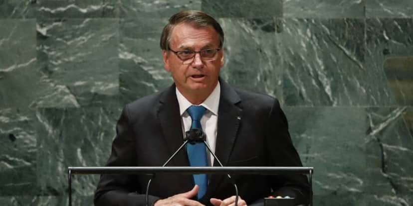 William Bonner expõe mentiras de Jair Bolsonaro em seu discurso na ONU (Foto: Reprodução / TV Globo) William Bonner expõe mentiras de Jair Bolsonaro em seu discurso na ONU (Foto: Reprodução / TV Globo)