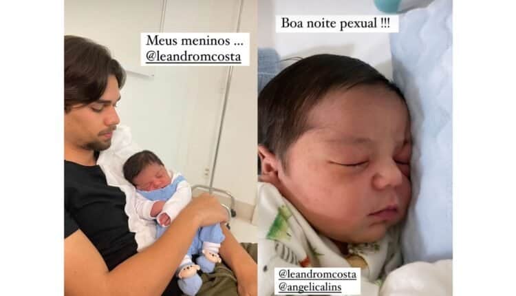 Filho de Leandro mostra foto e fãs fazem associação - Reprodução Filho de Leandro mostra foto e fãs fazem associação - Reprodução