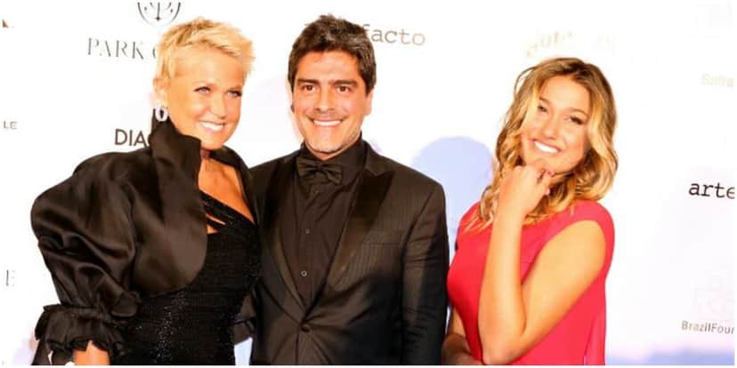 Xuxa, Junno Andrade e Sasha Meneghel Xuxa, Junno Andrade e Sasha Meneghel