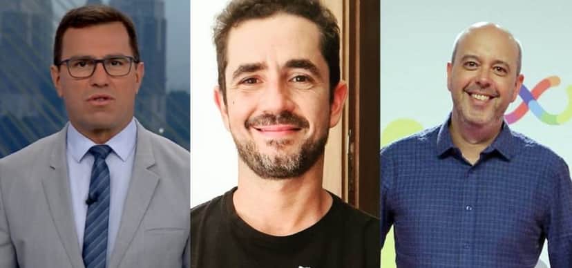 Bocardi, Felipe Andreoli e Alex Escobar Bocardi, Felipe Andreoli e Alex Escobar