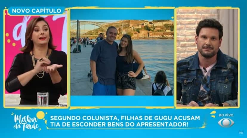 Catia Fonseca comentou sobre a disputa da herança de Gugu no melhor da Tarde Catia Fonseca comentou sobre a disputa da herança de Gugu no melhor da Tarde