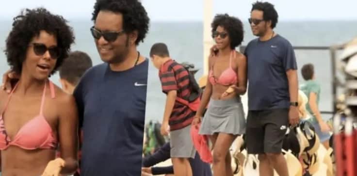 Maju Coutinho ao lado do marido (Reprodução) Maju Coutinho ao lado do marido (Reprodução)